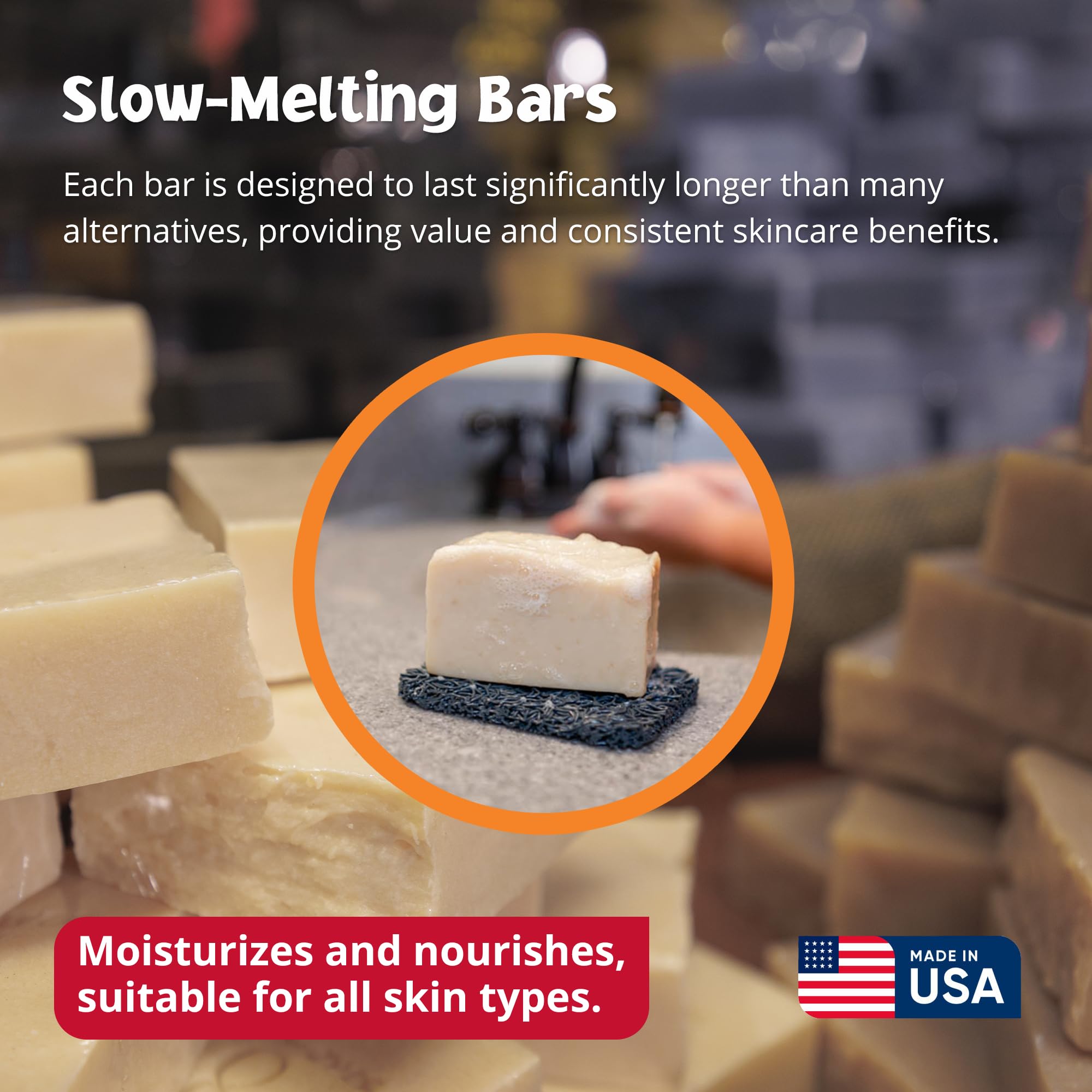 Goat Milk Stuff CHARCOAL Goat Milk Soap - Natural Soap Bar, Gifts for Men and Women, Gentle for both Face and Body, Handmade Bar Soap (Box of 2)